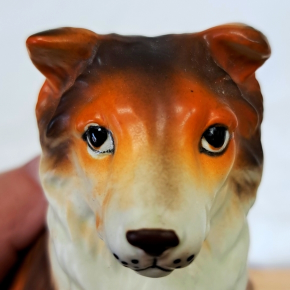 Vintage Napcoware marked Japan porcelain Collie dog figure - Picture 8 of 8